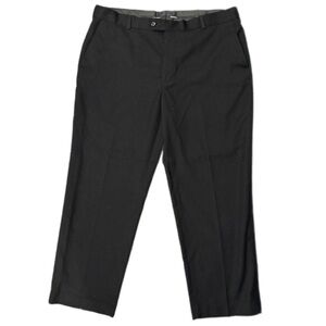 George Men’s Black Slacks Suit Pants Size 38x30